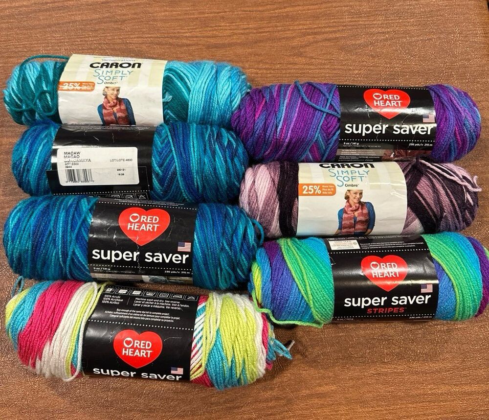 Red Heart & Yarnspiration Caron Yarn